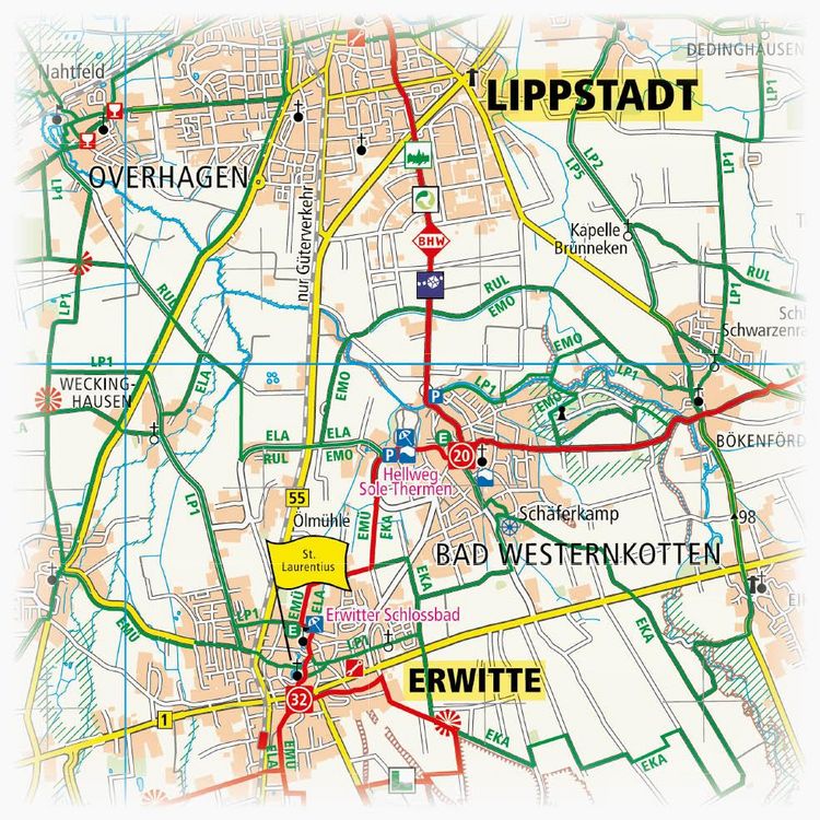 Produktbild: Soest und Umgebung 1:75 000
