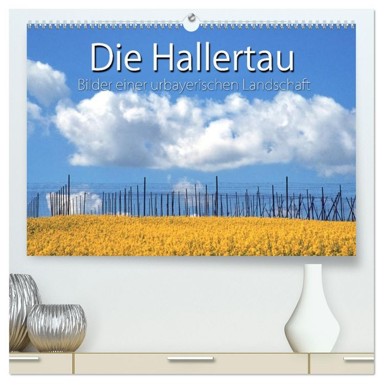 Produktbild: Hallertau (hochwertiger Premium Wandkalender 2026 DIN A2 quer), Kunstdruck in Hochglanz