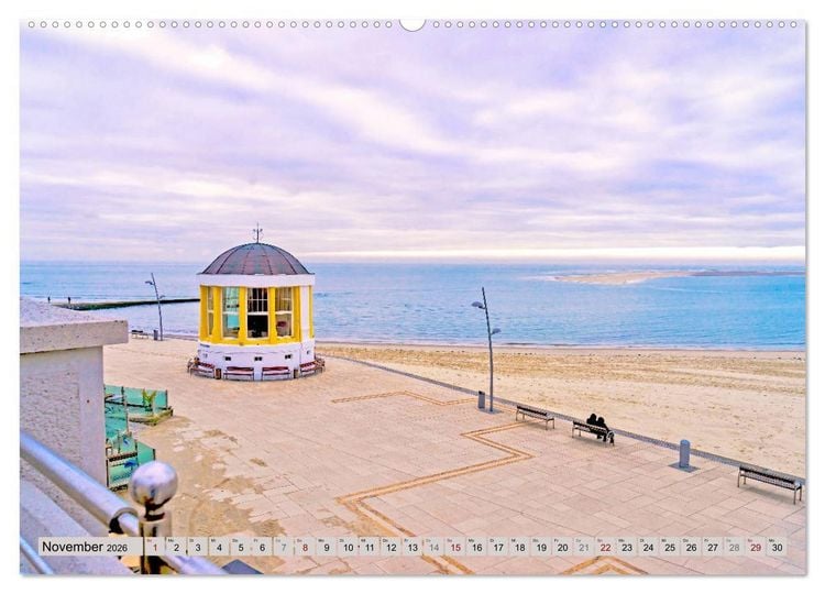 Produktbild: BORKUM Trauminsel in der Nordsee (Wandkalender 2026 DIN A2 quer), CALVENDO Monatskalender