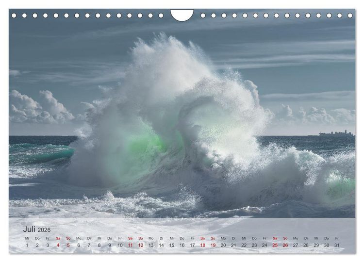Produktbild: Rhapsodie in Blau (Wandkalender 2026 DIN A4 quer), CALVENDO Monatskalender