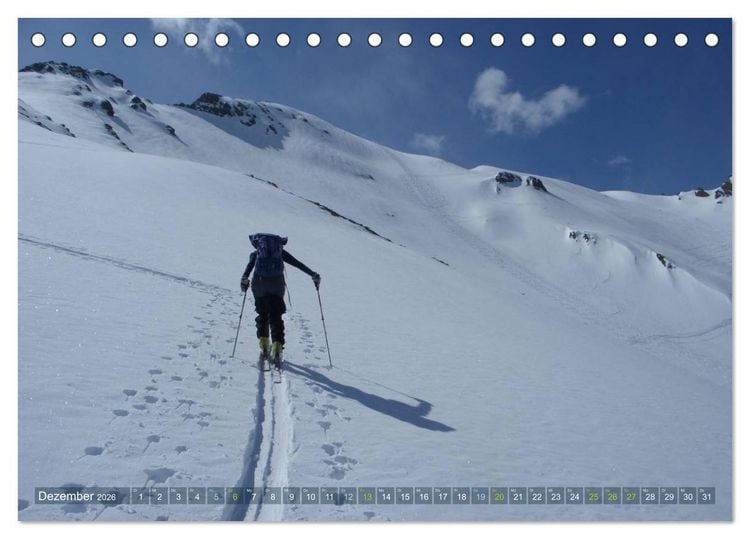 Produktbild: Berge und Sport 2026, Impressionen einer Leidenschaft (Tischkalender 2026 DIN A5 quer), CALVENDO Monatskalender