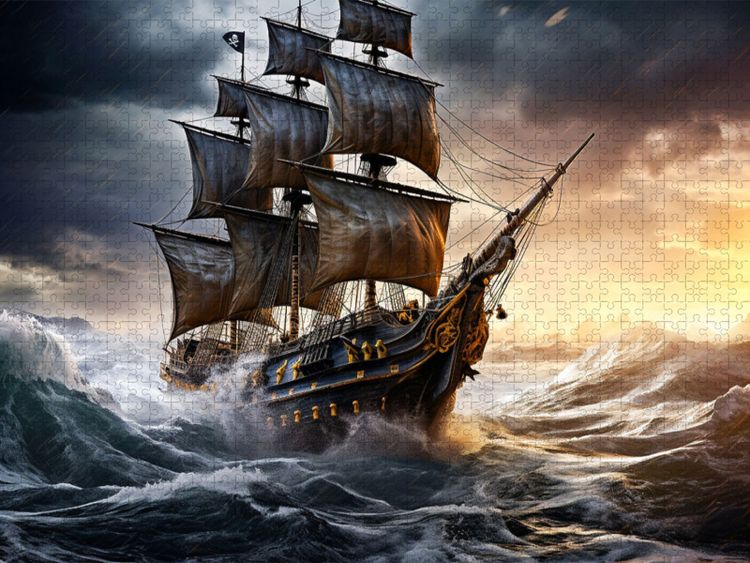 Produktbild: CALVENDO Puzzle Ein Motiv aus dem Kalender Das Piratenschiff - Willkommen in der Welt der Geister | 2000 Teile Lege-Gr&ouml;&szlig;e 90x67cm Foto-Puzzle f&uuml;r gl&uuml;ckliche Stunden