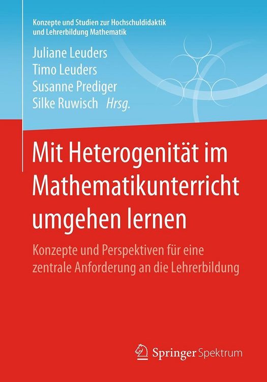 Produktbild: Mit Heterogenit&auml;t im Mathematikunterricht umgehen lernen
