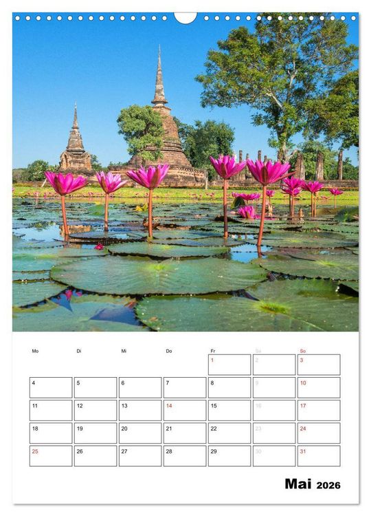 Produktbild: THAILAND - Mein Urlaubsplaner (Wandkalender 2026 DIN A3 hoch), CALVENDO Monatskalender