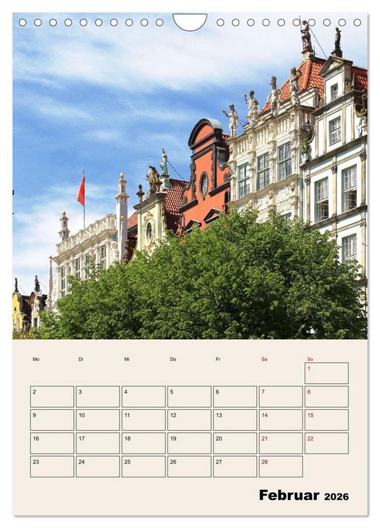 Produktbild: Danzig - Ein Stadtspaziergang (Wandkalender 2026 DIN A4 hoch), CALVENDO Monatskalender