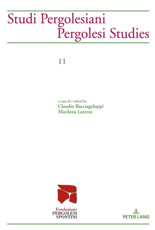Produktbild: Studi Pergolesiani- Pergolesi Studies