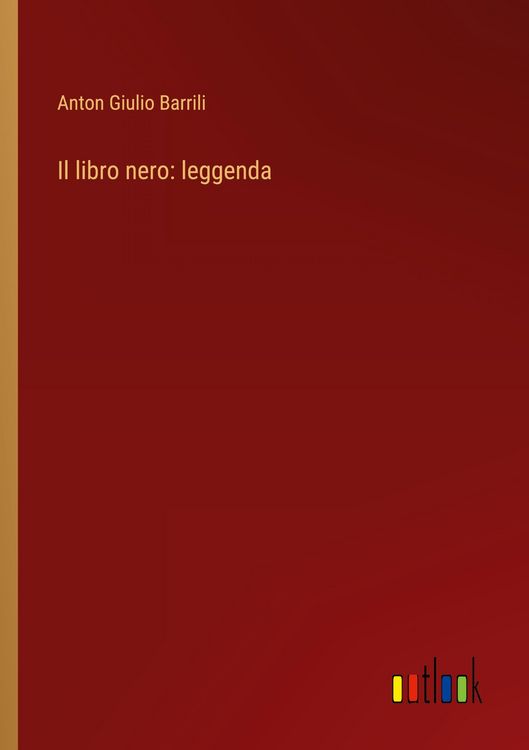 Produktbild: Il libro nero: leggenda