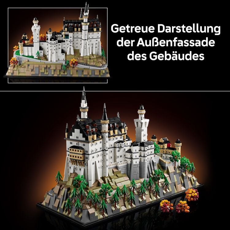 Produktbild: LEGO Architecture 21063 Schloss Neuschwanstein, Modellbau