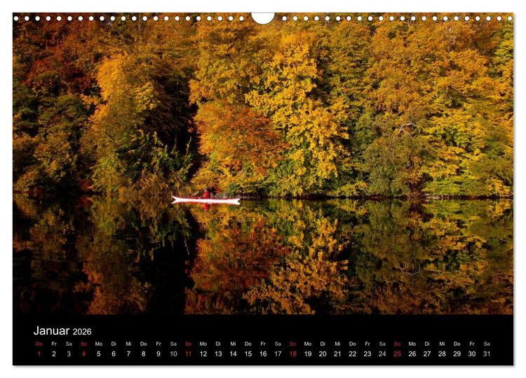 Produktbild: WasserSpiegel Mecklenburgische Seenplatte (Wandkalender 2026 DIN A3 quer), CALVENDO Monatskalender