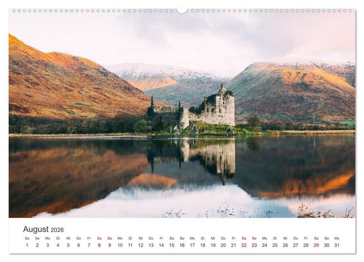 Produktbild: Schottland - Eine eindrucksvolle Reise in ein wundersch&ouml;nes Land. (hochwertiger Premium Wandkalender 2026 DIN A2 quer), Kunstdruck in Hochglanz