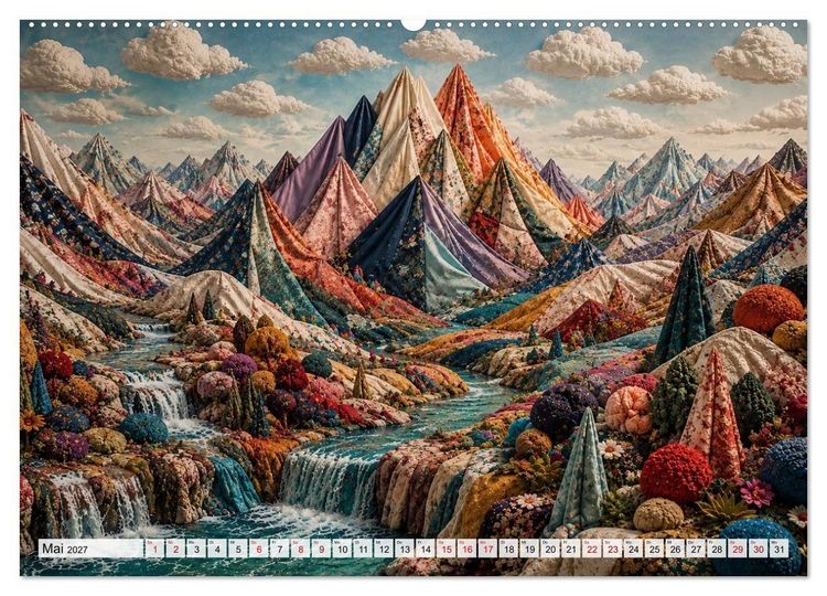 Produktbild: Traumwelten zwischen Zeit und Fantasie (hochwertiger Premium Wandkalender 2027 DIN A2 quer), Kunstdruck in Hochglanz