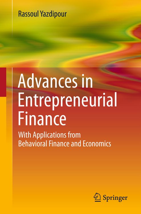 Produktbild: Advances in Entrepreneurial Finance