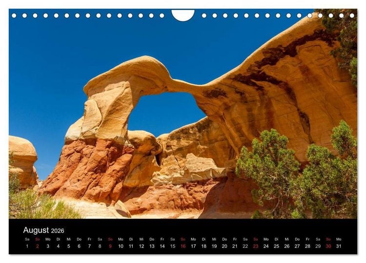 Produktbild: USA Landschaftskalender (Wandkalender 2026 DIN A4 quer), CALVENDO Monatskalender