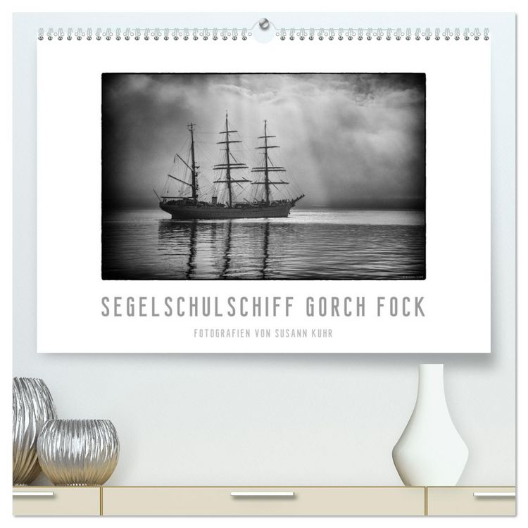 Produktbild: Gorch Fock - zeitlose Eindr&uuml;cke (hochwertiger Premium Wandkalender 2026 DIN A2 quer), Kunstdruck in Hochglanz