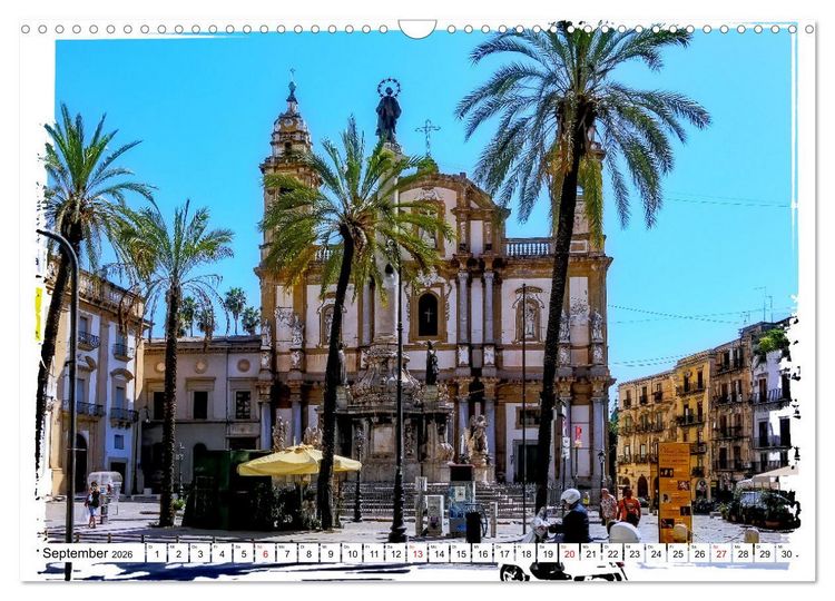 Produktbild: Palermo die marode Sch&ouml;nheit (Wandkalender 2026 DIN A3 quer), CALVENDO Monatskalender