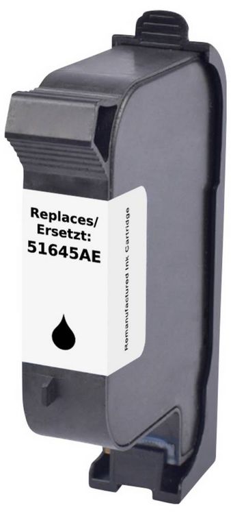 Produktbild: Renkforce Druckerpatrone ersetzt HP 45, 51645AE Kompatibel Schwarz RF-I-HP45BK RF-6922906