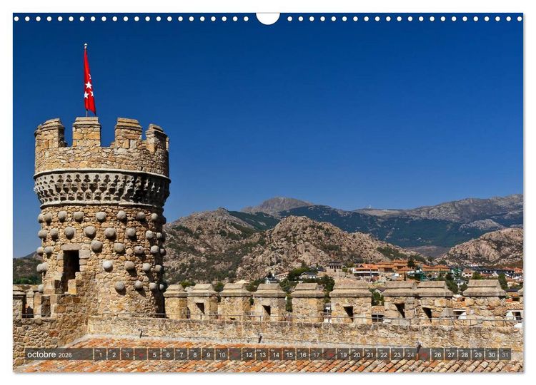 Produktbild: Escapade de Madrid (Calendrier mural 2026 DIN A3 vertical), CALVENDO calendrier mensuel