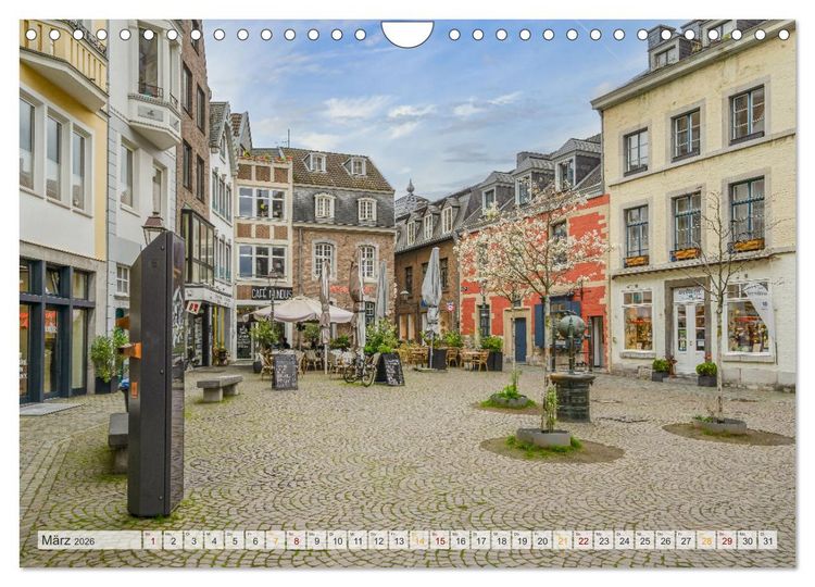 Produktbild: Aachen Impressionen (Wandkalender 2026 DIN A4 quer), CALVENDO Monatskalender
