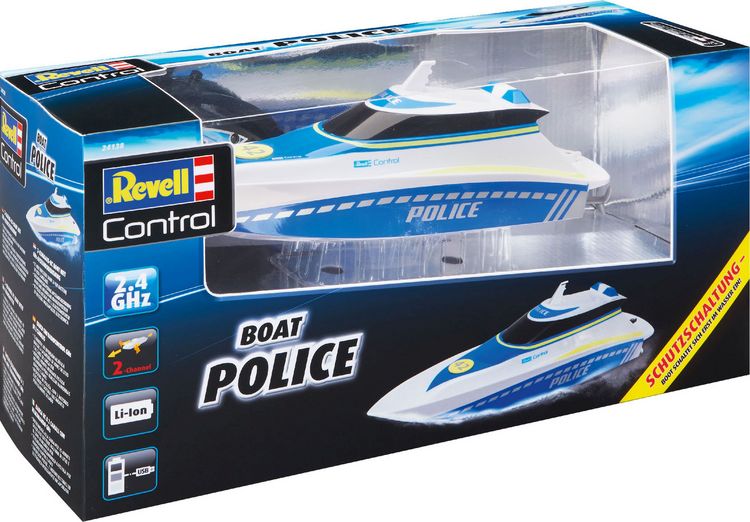 Produktbild: RC Boot Police, Revell Control Ferngesteuertes Polizeiboot
