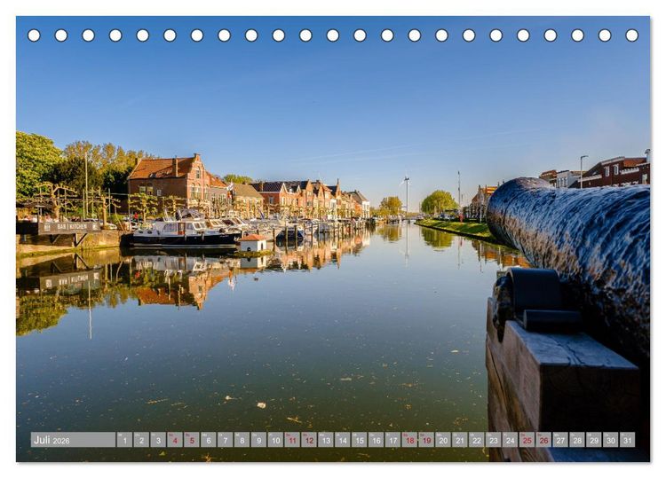 Produktbild: Ein Blick auf Terneuzen (Tischkalender 2026 DIN A5 quer), CALVENDO Monatskalender
