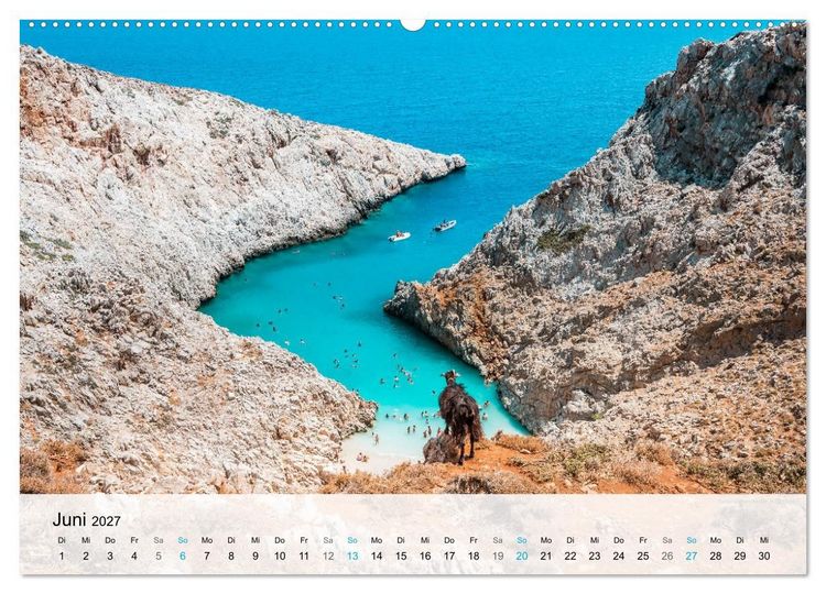 Produktbild: Griechenland - Inselparadies in Europa (Wandkalender 2027 DIN A2 quer), CALVENDO Monatskalender