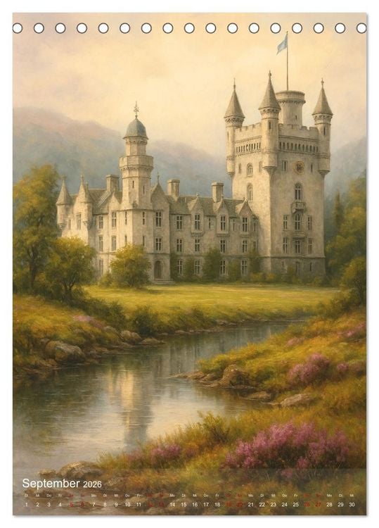Produktbild: Zauber der Highlands &ndash; Schottlands Seele in Bildern (Tischkalender 2026 DIN A5 hoch), CALVENDO Monatskalender