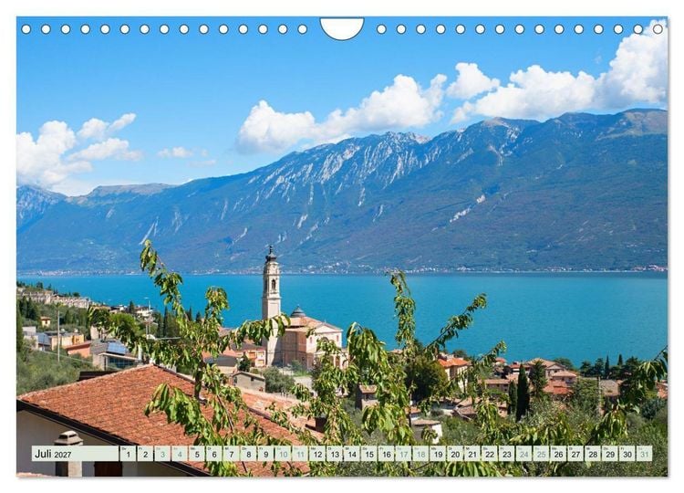 Produktbild: Gardasee - Perle Italiens (Wandkalender 2027 DIN A4 quer), CALVENDO Monatskalender
