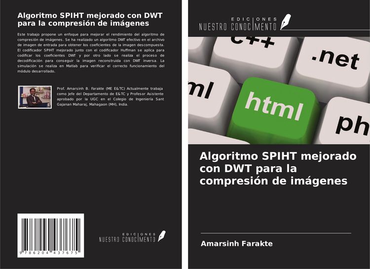 Produktbild: Algoritmo SPIHT mejorado con DWT para la compresi&oacute;n de im&aacute;genes