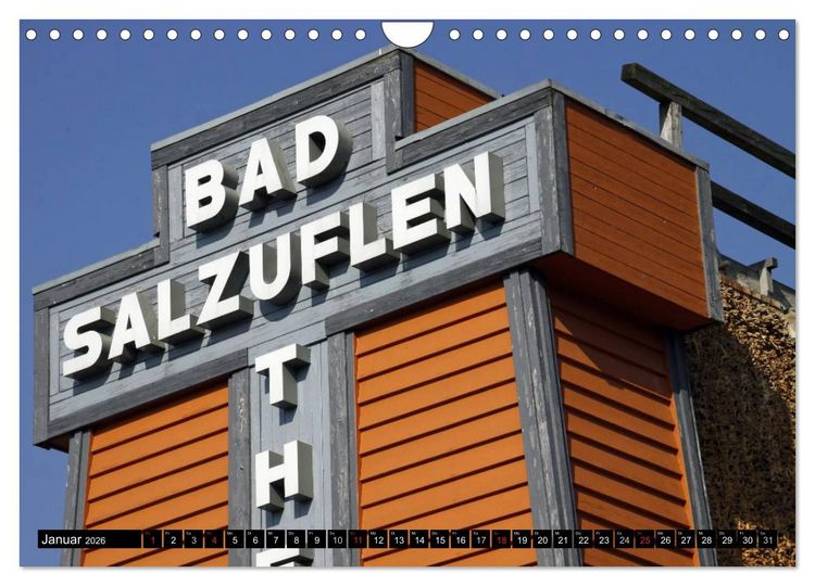 Produktbild: Bad Salzuflen (Wandkalender 2026 DIN A4 quer), CALVENDO Monatskalender
