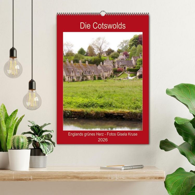 Produktbild: Die Cotswolds Englands gr&uuml;nes Herz (Wandkalender 2026 DIN A2 hoch), CALVENDO Monatskalender