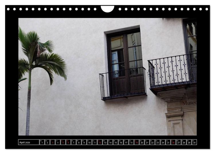 Produktbild: M&aacute;laga - 50mm (Wandkalender 2026 DIN A4 quer), CALVENDO Monatskalender