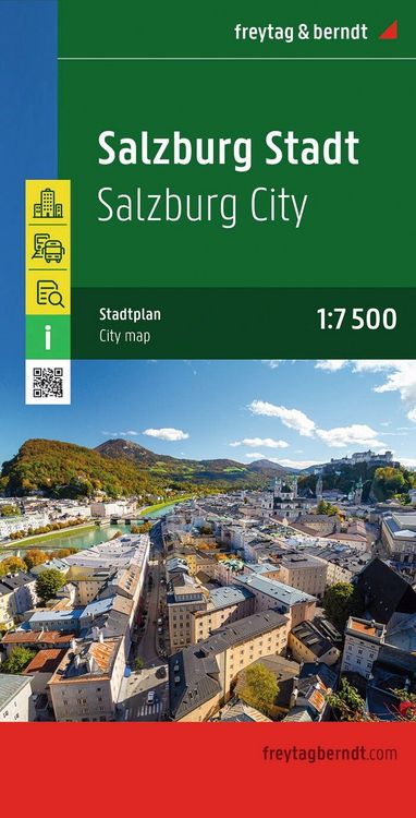 Produktbild: Salzburg Stadt, Stadtplan 1:7.500 - 1:15.000