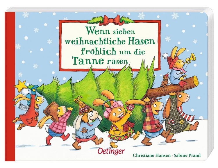 Produktbild: Wenn sieben weihnachtliche Hasen fr&ouml;hlich um die Tanne rasen