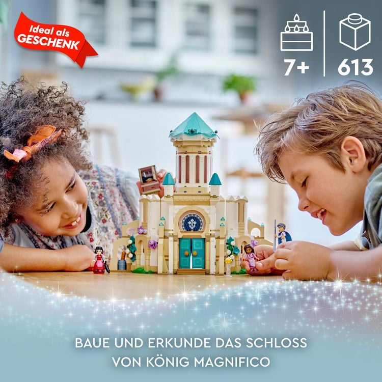 Produktbild: LEGO Disney Wish 43224 K&ouml;nig Magnificos Schloss, Set zum Film mit Figuren