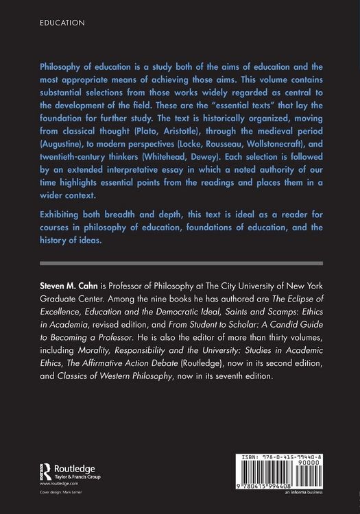 Produktbild: Philosophy of Education
