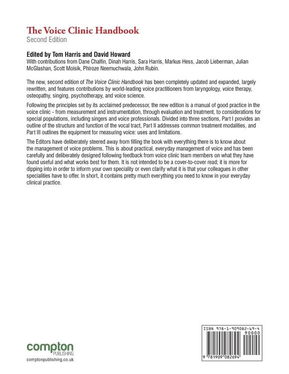 Produktbild: The Voice Clinic Handbook