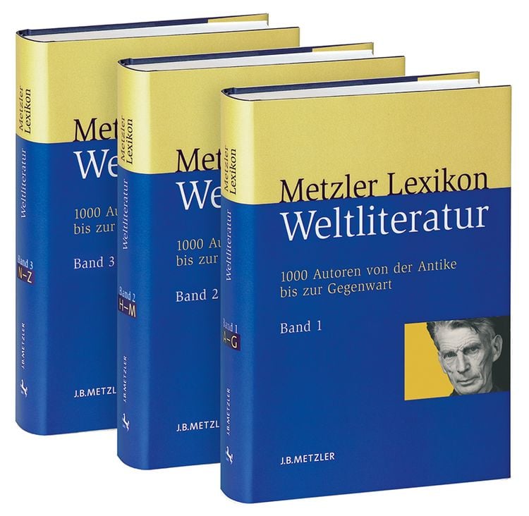 Produktbild: Metzler Lexikon Weltliteratur