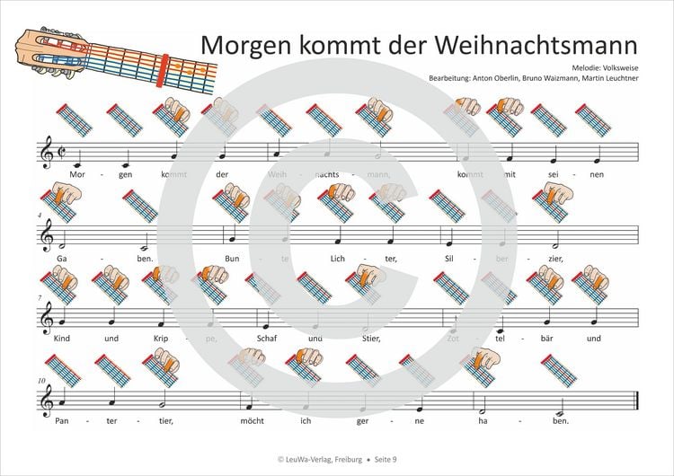 Produktbild: Einfacher!-Geht-Nicht: 24 Weihnachtslieder f&uuml;r Gitarre mit Kapodaster incl. CD