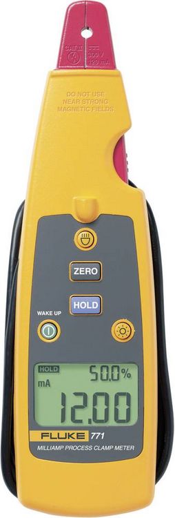Produktbild: Fluke 771 Stromzange, Hand-Multimeter digital Prozess-Stromausgabe CAT II 300 V Anzeige (Counts): 1200