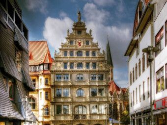 Produktbild: CALVENDO Puzzle Gewandhaus | 1000 Teile Lege-Gr&ouml;&szlig;e 64x48cm Foto-Puzzle f&uuml;r gl&uuml;ckliche Stunden