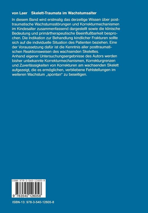 Produktbild: Skelett-Traumata im Wachstumsalter