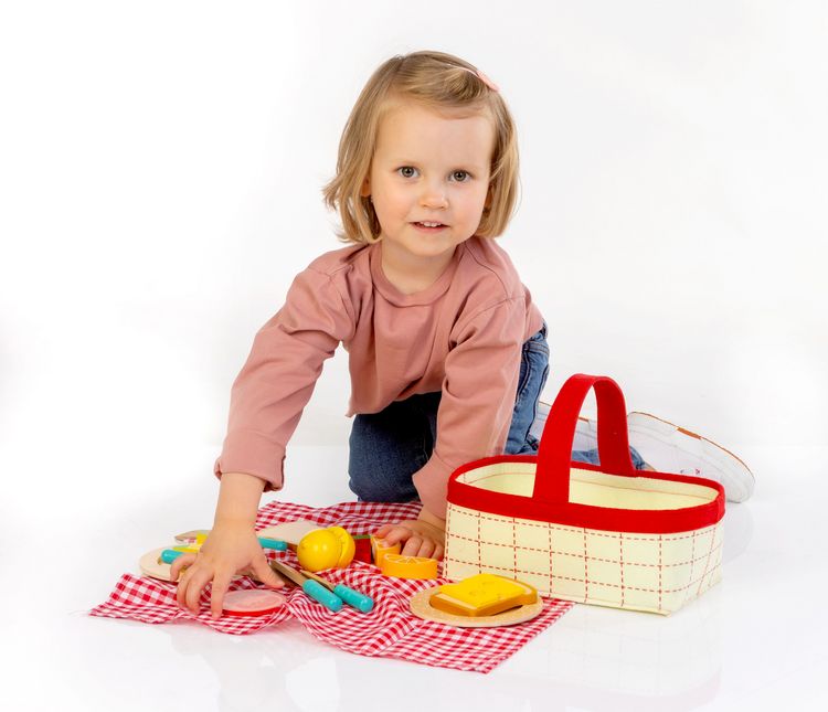 Produktbild: SpielMaus K&uuml;che Picknick Korb, 18 Teile