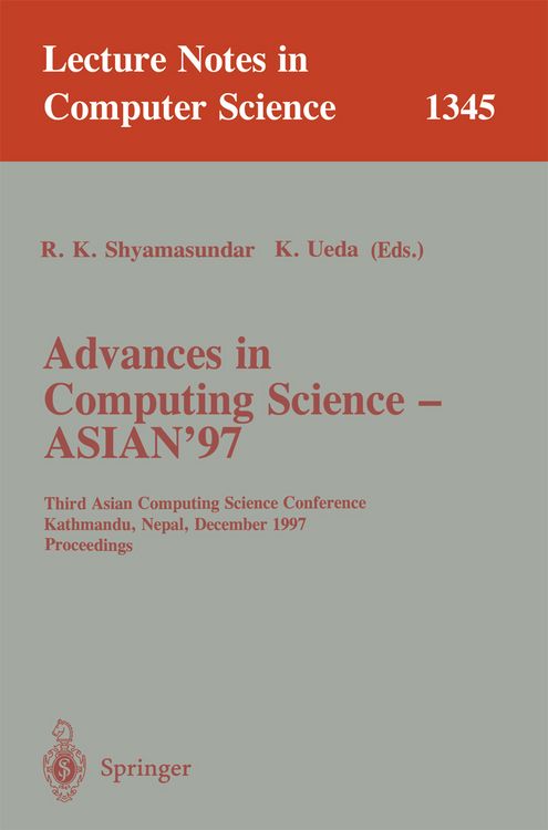 Produktbild: Advances in Computing Science - ASIAN'97