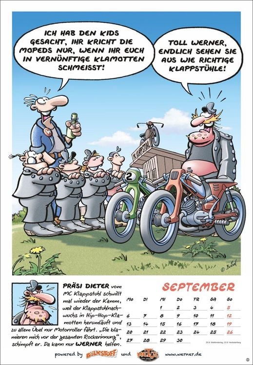Produktbild: Werner Kalender 2027