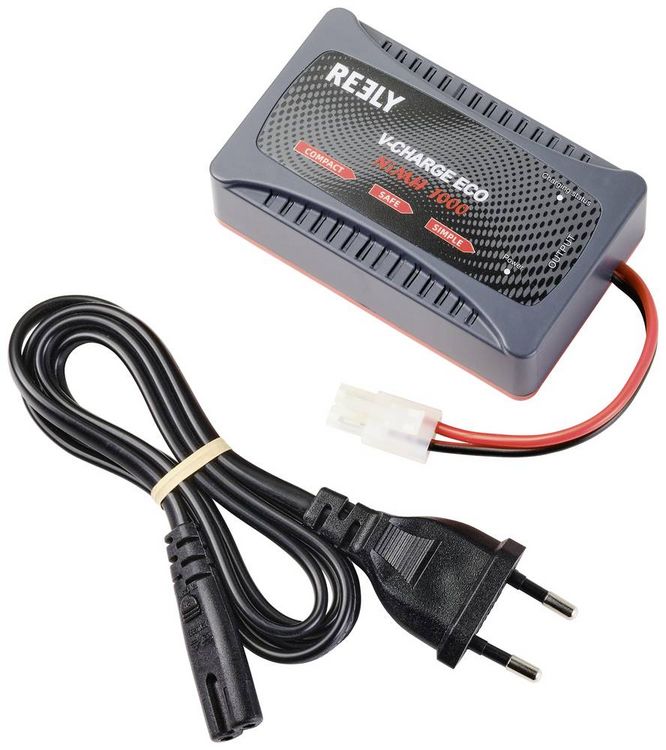 Produktbild: Reely V-CHARGE ECO NIMH 1000 Modellbau-Ladeger&auml;t 230V 1A NiMH, NiCd
