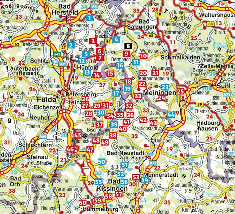 Produktbild: ROTHER Wanderf&uuml;hrer Rh&ouml;n. 60 Panoramatouren im UNESCO-Biosph&auml;renreservat Rh&ouml;n und entlang des &raquo;Gr&uuml;nen Bands&laquo;