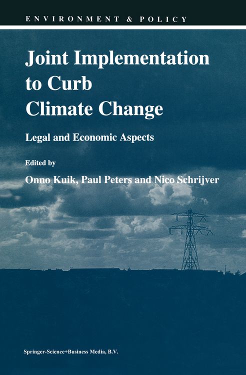 Produktbild: Joint Implementation to Curb Climate Change