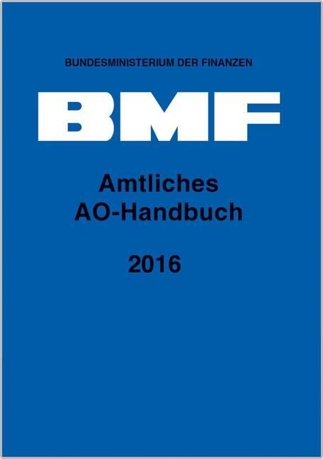 Produktbild: Amtliches AO-Handbuch 2016