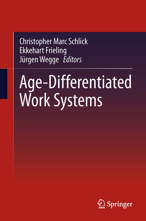 Produktbild: Age-Differentiated Work Systems