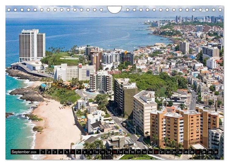 Produktbild: Brasilien. Sonne, Natur und Samba (Wandkalender 2026 DIN A4 quer), CALVENDO Monatskalender